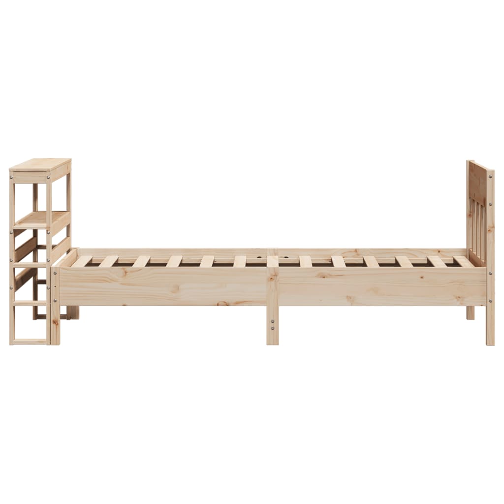tömör fenyőfa ágykeret matrac nélkül 90 x 190 cm