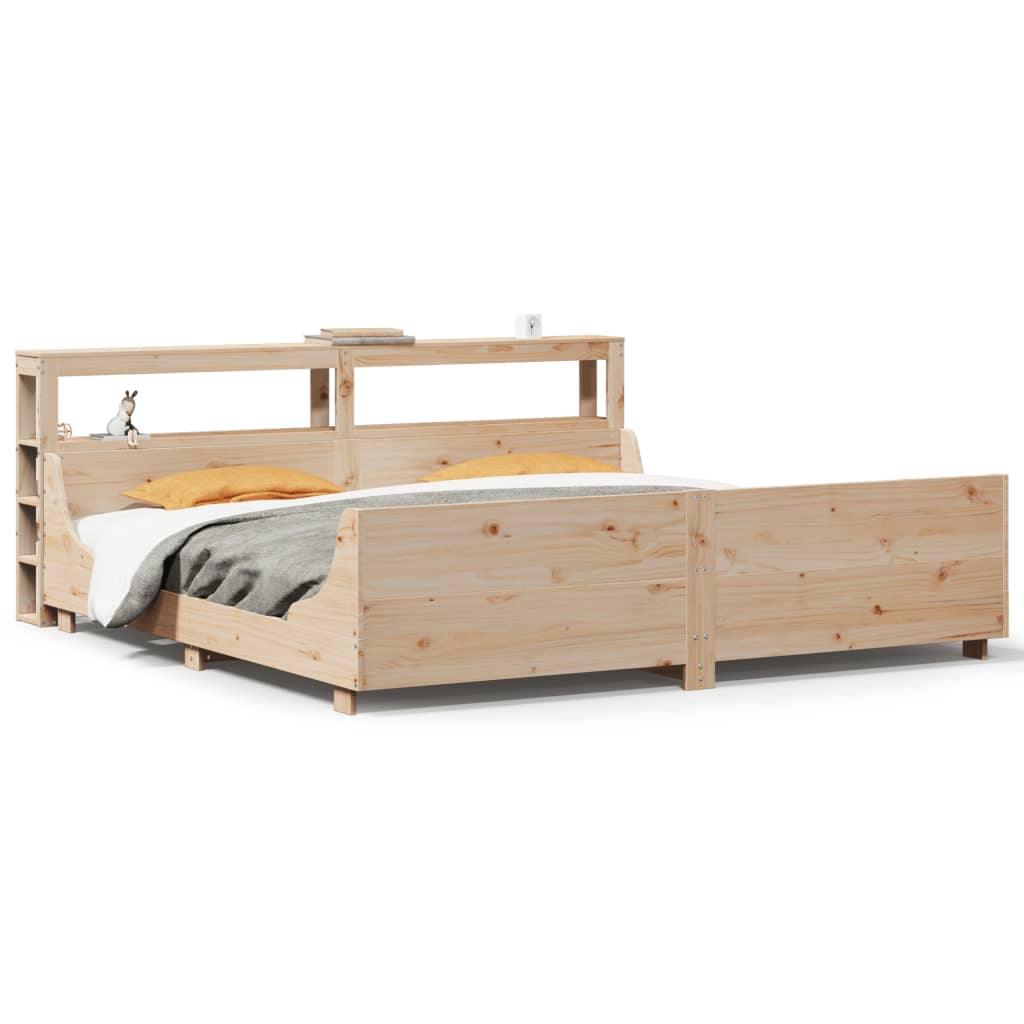 tömör fenyőfa ágy matrac nélkül 200 x 200 cm