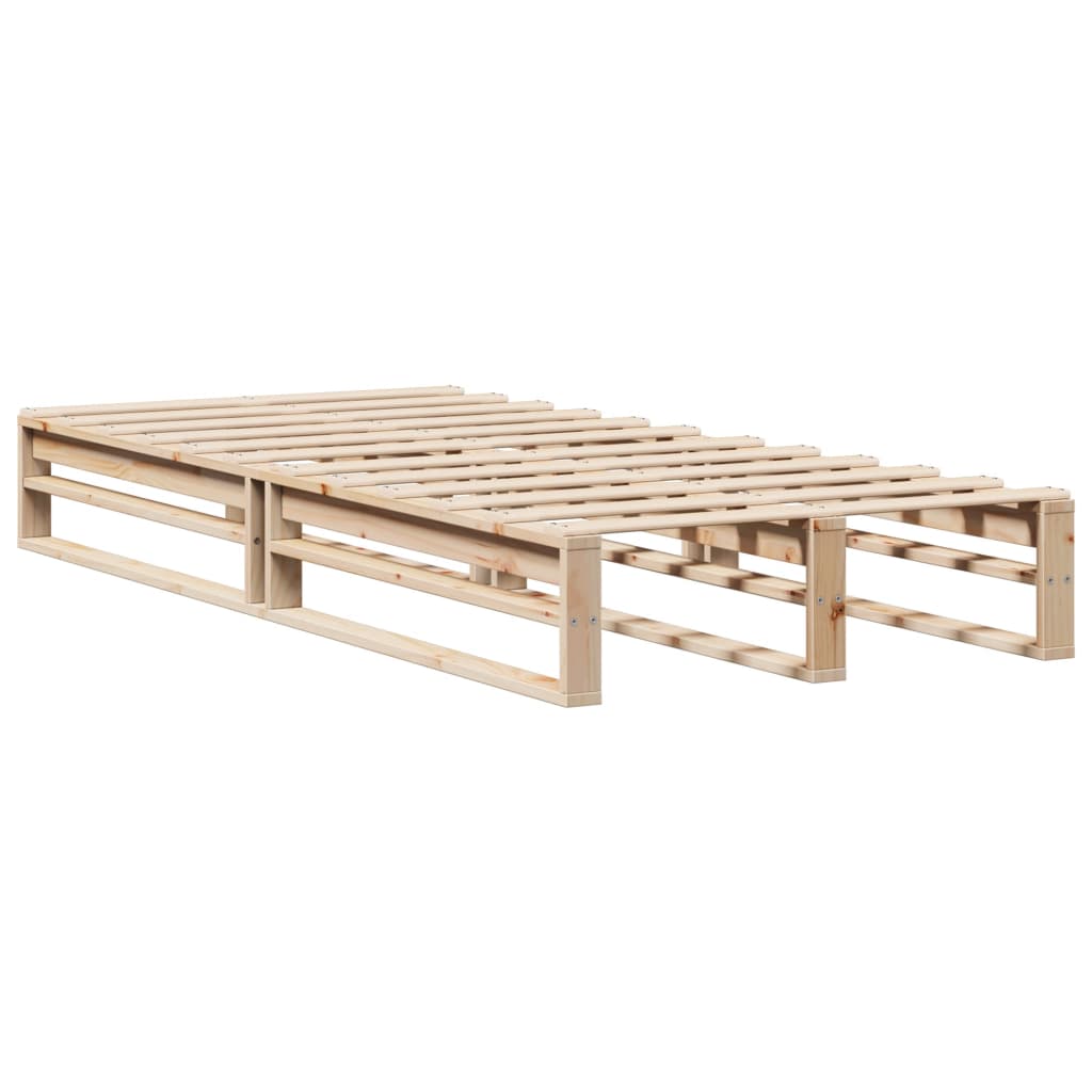 tömör fenyőfa ágy matrac nélkül 90 x 200 cm