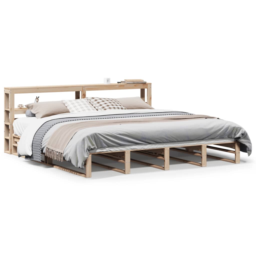 tömör fenyőfa ágy matrac nélkül 200 x 200 cm