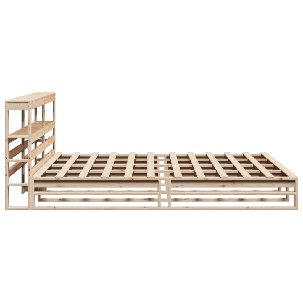 tömör fenyőfa ágy matrac nélkül 200 x 200 cm
