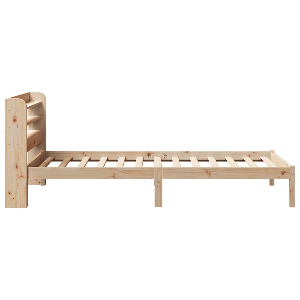 tömör fenyőfa ágy matrac nélkül 75 x 190 cm