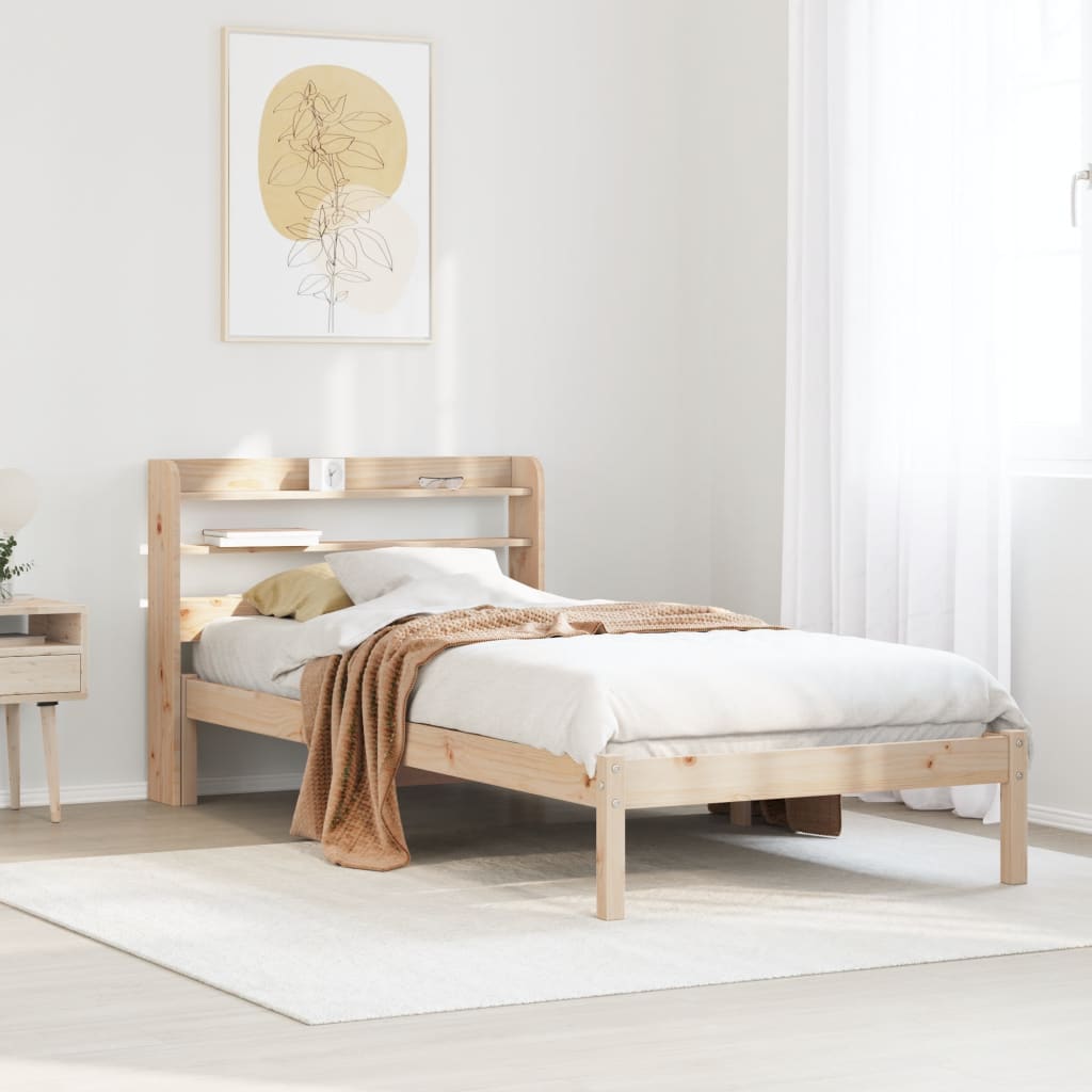 tömör fenyőfa ágykeret matrac nélkül 90 x 190 cm