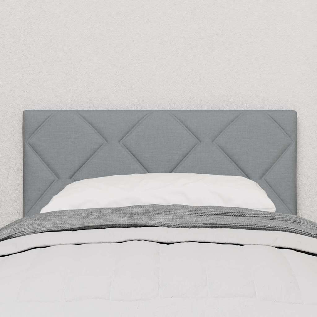 LED ágytámla Világosszürke 80 cm szövet
