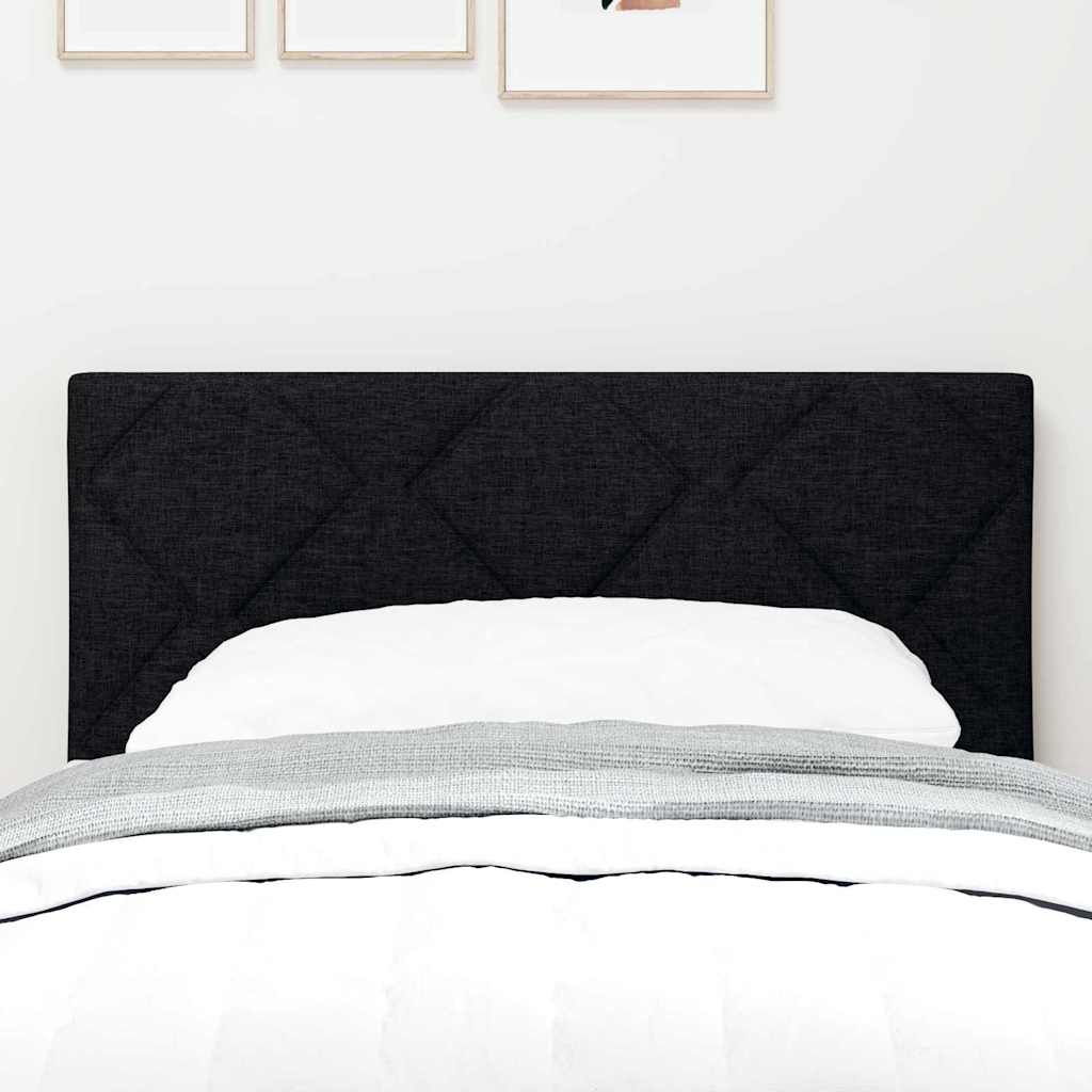 LED ágytámla Fekete 80 cm szövet