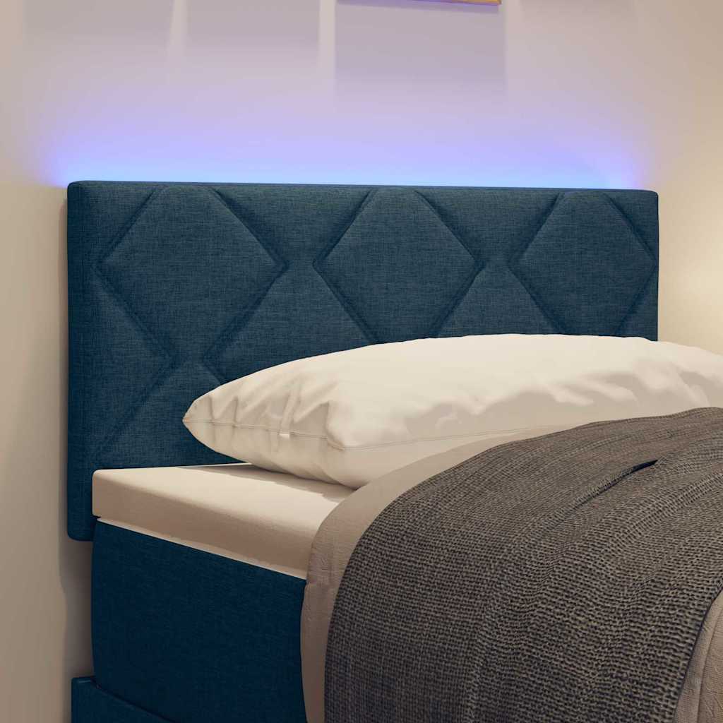 LED ágytámla Kék 80 cm szövet
