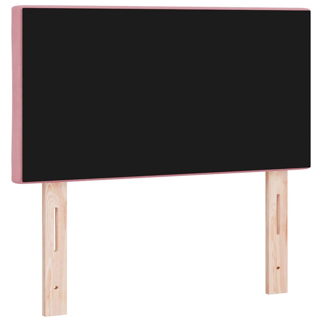 LED ágytámla Rózsaszín 80 cm Bársony