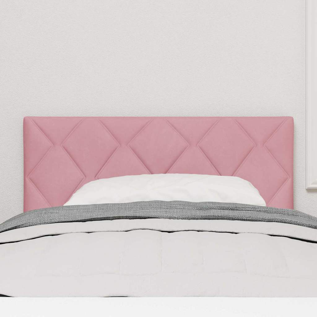 LED ágytámla Rózsaszín 90 cm Bársony