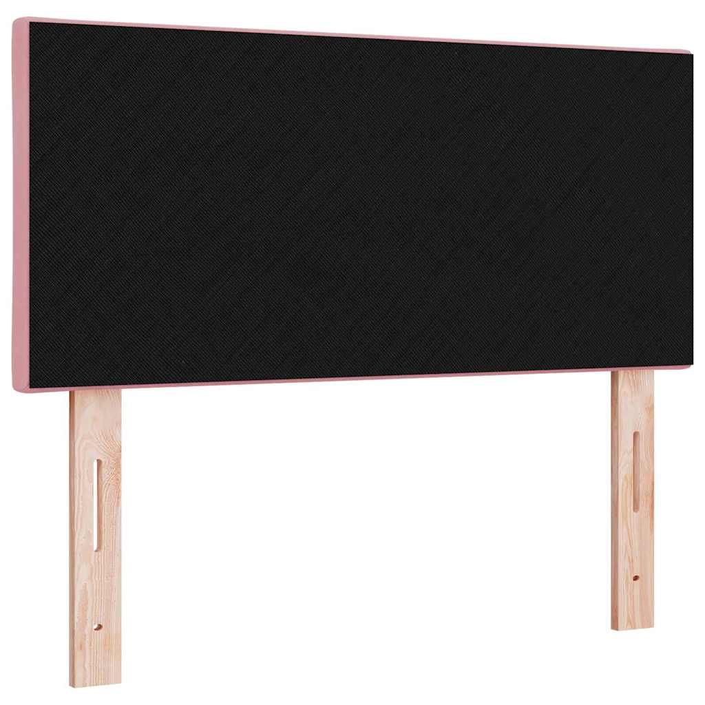 LED ágytámla Rózsaszín 90 cm Bársony