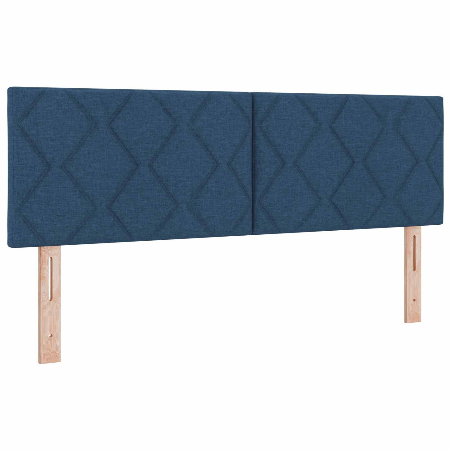 LED ágytámla Kék 144 cm szövet