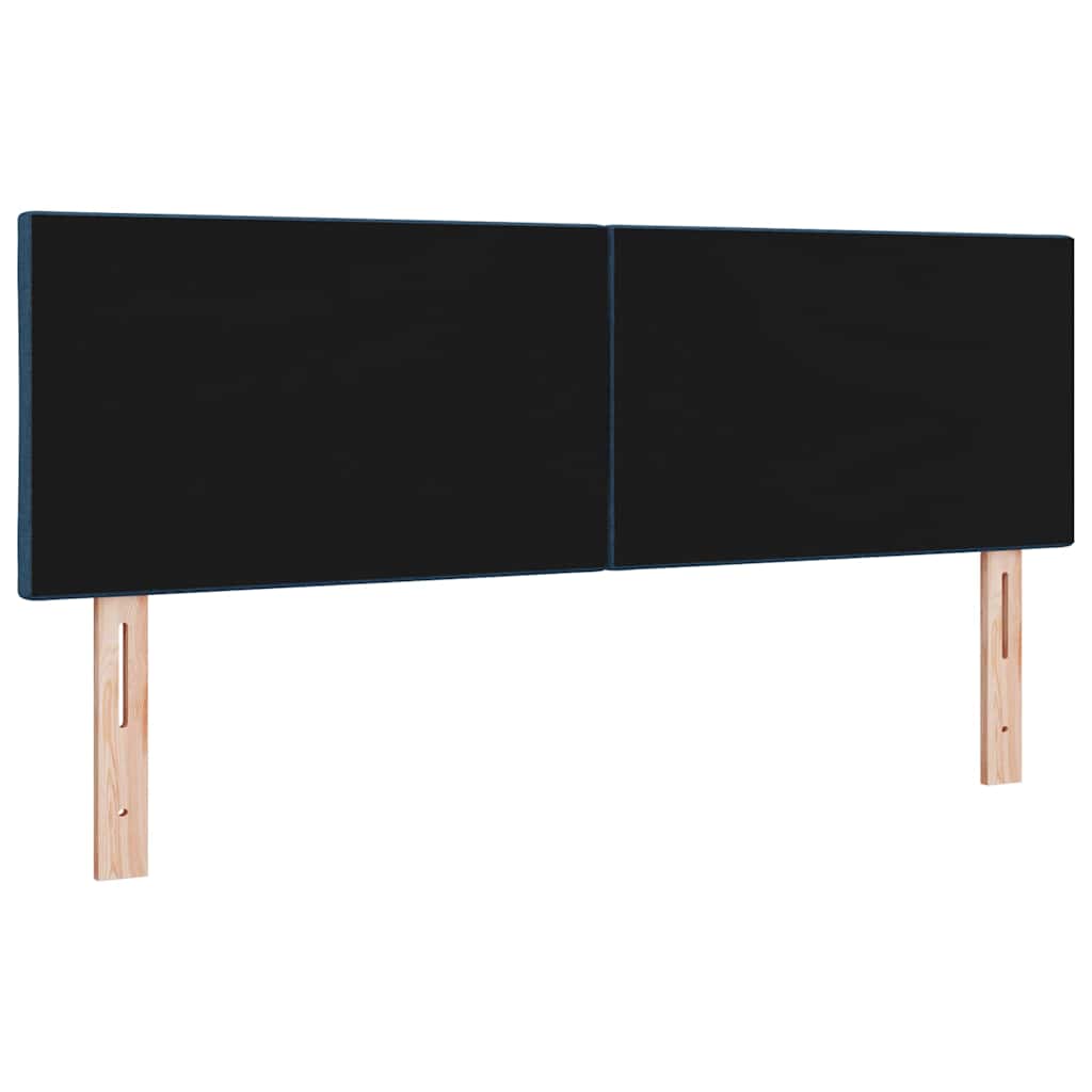 LED ágytámla Kék 144 cm szövet