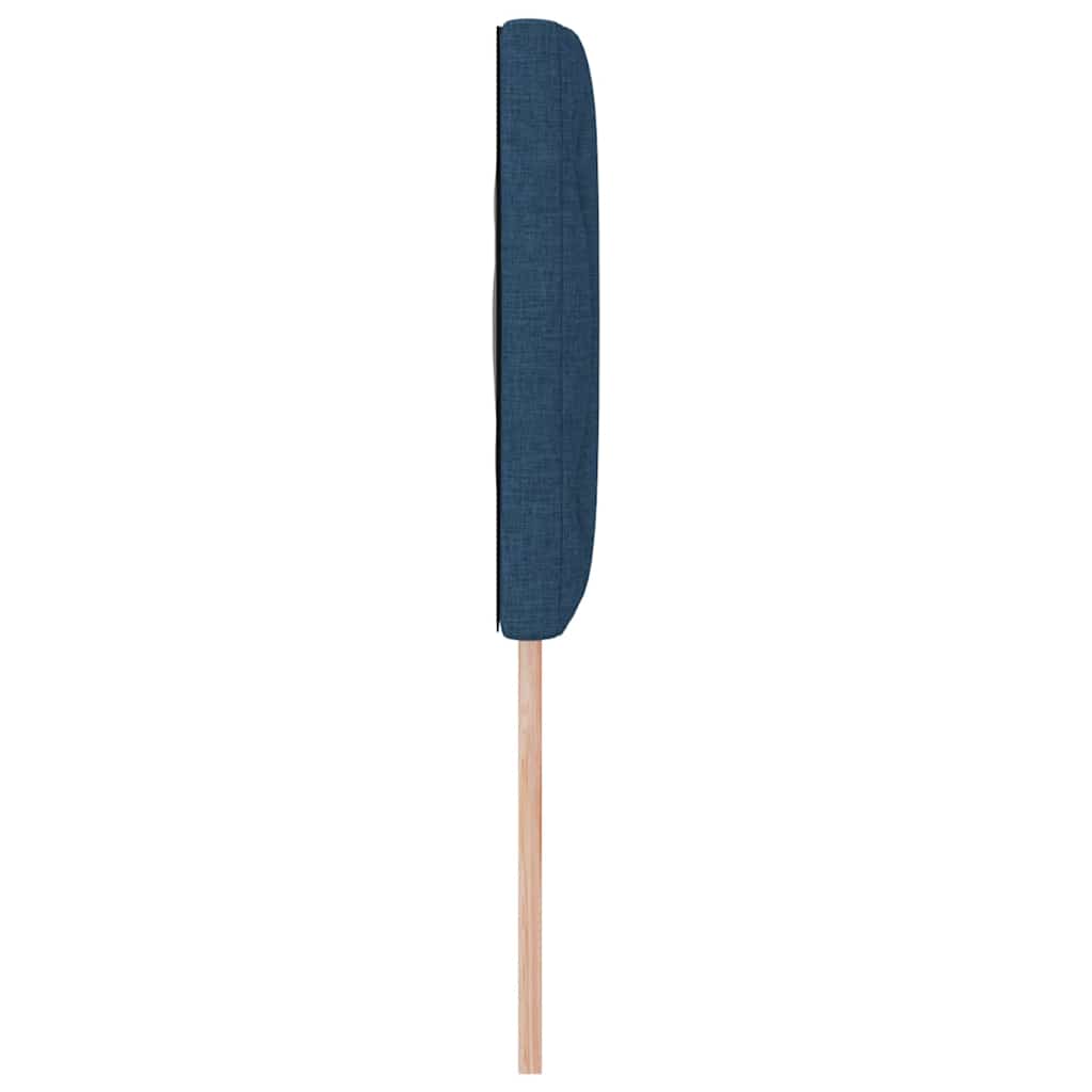 LED ágytámla Kék 160 cm szövet
