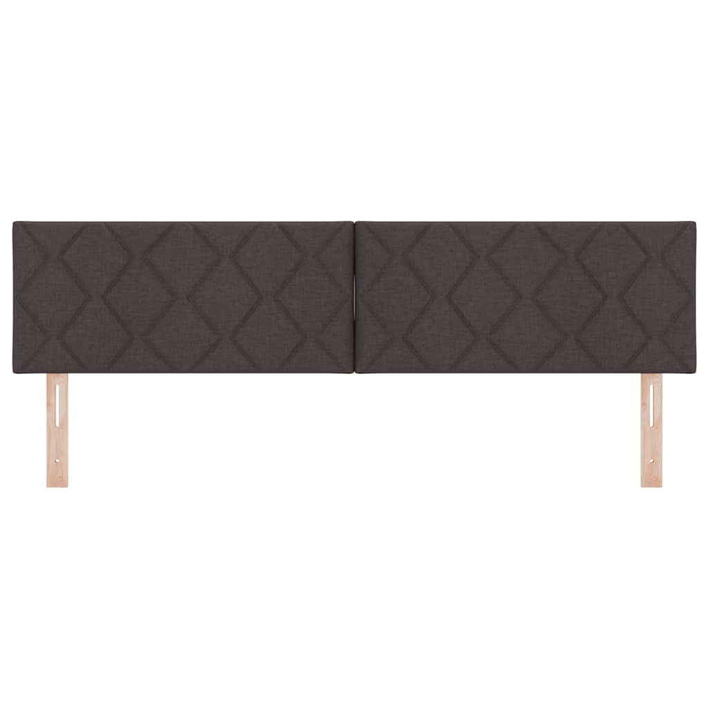 LED ágytámla Barna 180 cm szövet