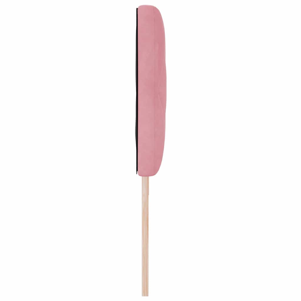 LED ágytámla Rózsaszín 180 cm Bársony
