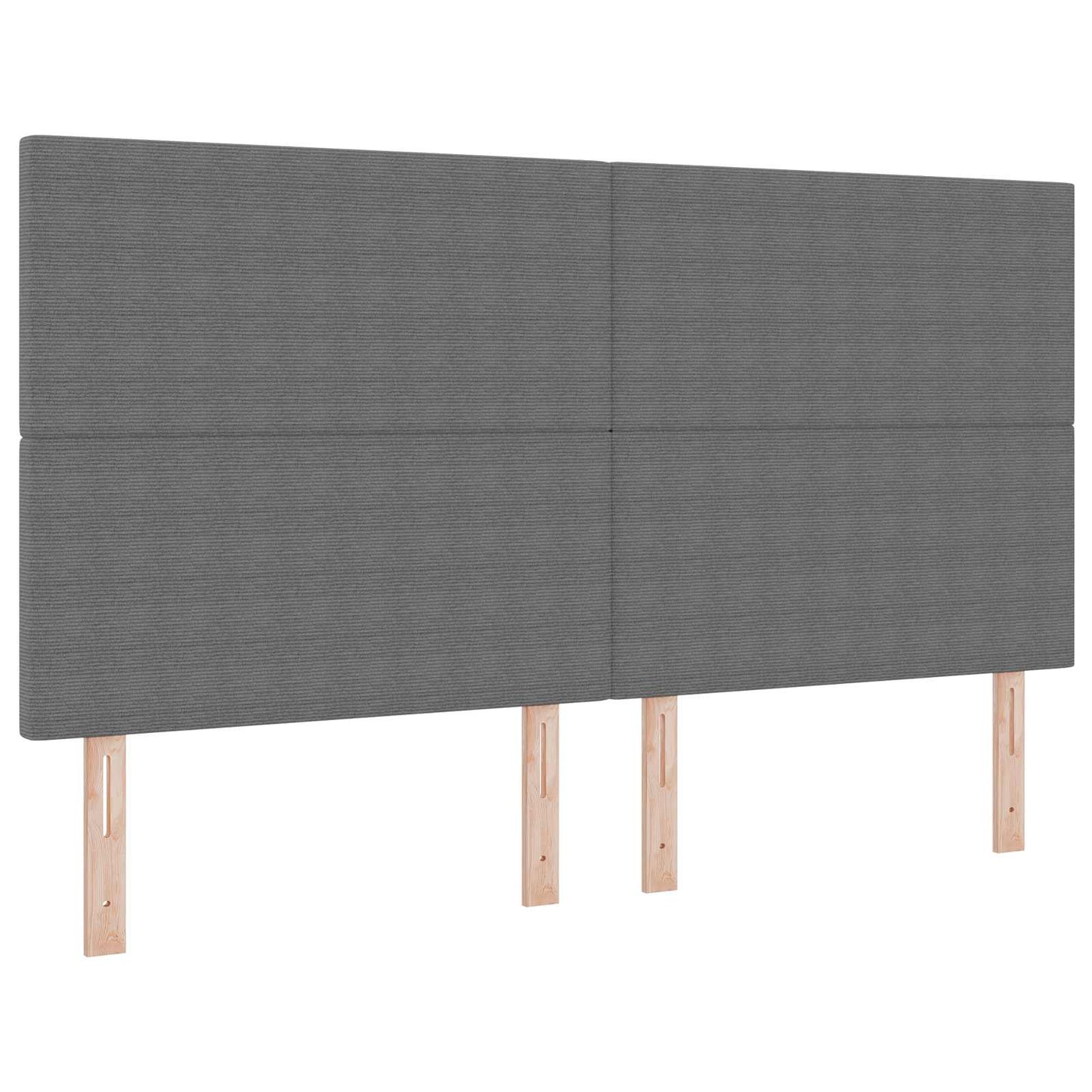 LED ágytámla fejtámlával Világosszürke 180 cm Bársonyos szövet