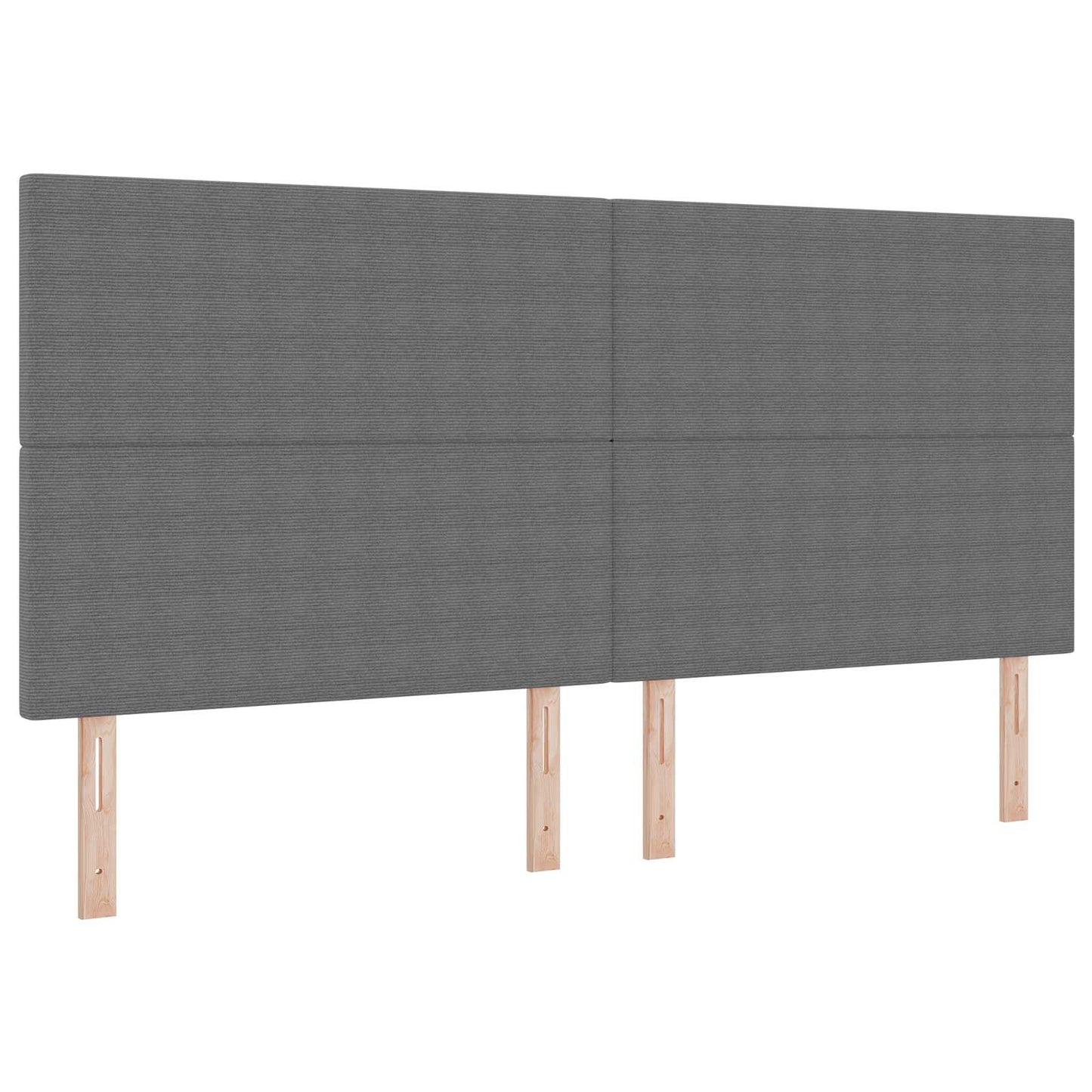LED ágytámla fejtámlával Világosszürke 200 cm Bársonyos szövet