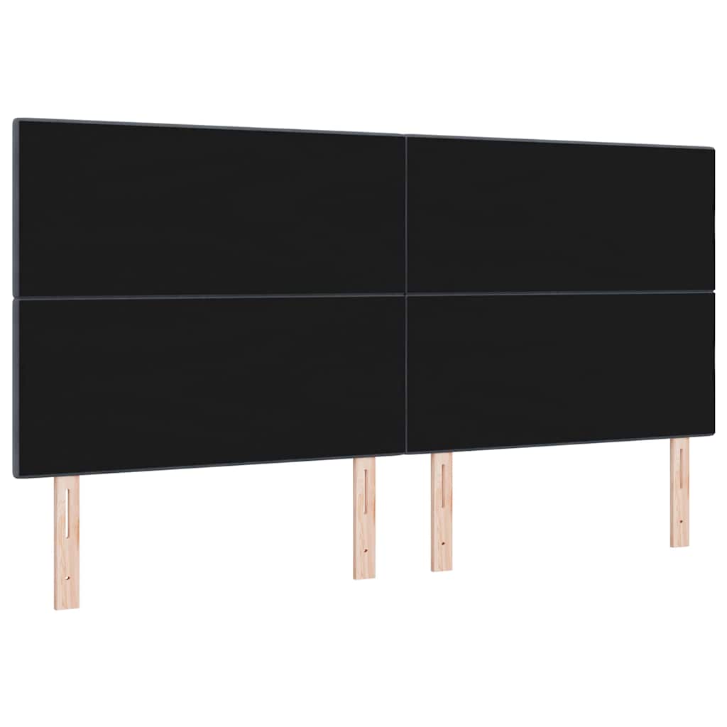 LED ágytámla LED szalagokkal Szürke 200 cm Bársony