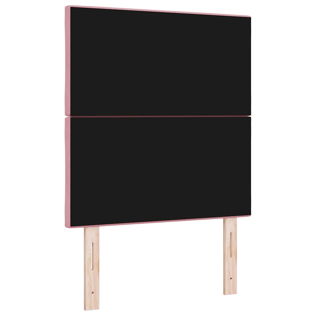 LED ágytámla Rózsaszín 80 cm Bársony