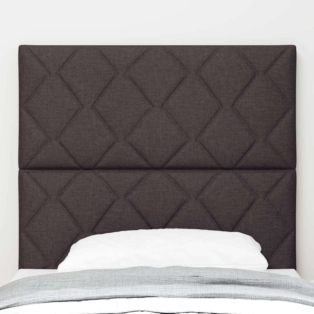 LED ágytámla Barna 90 cm szövet