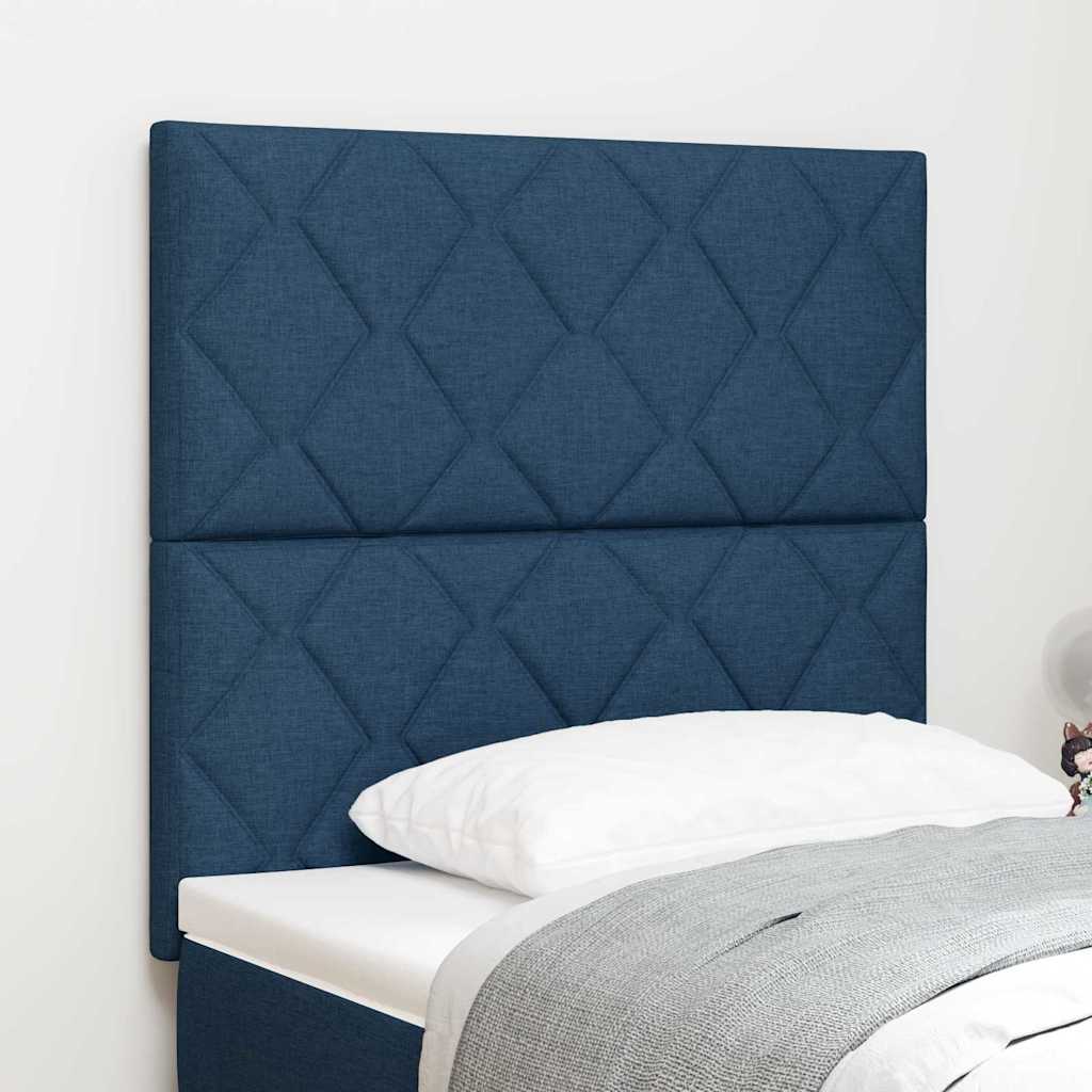 LED ágytámla Kék 90 cm szövet