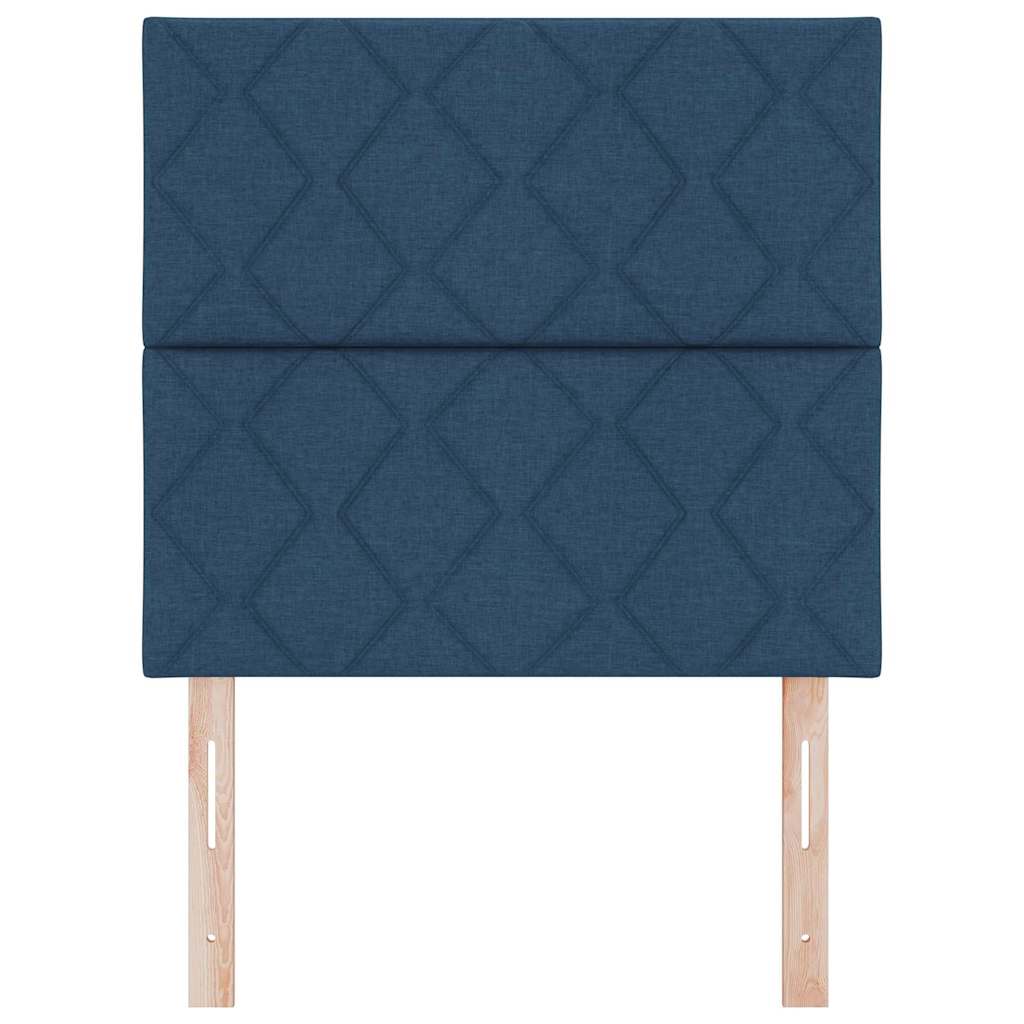 LED ágytámla Kék 90 cm szövet