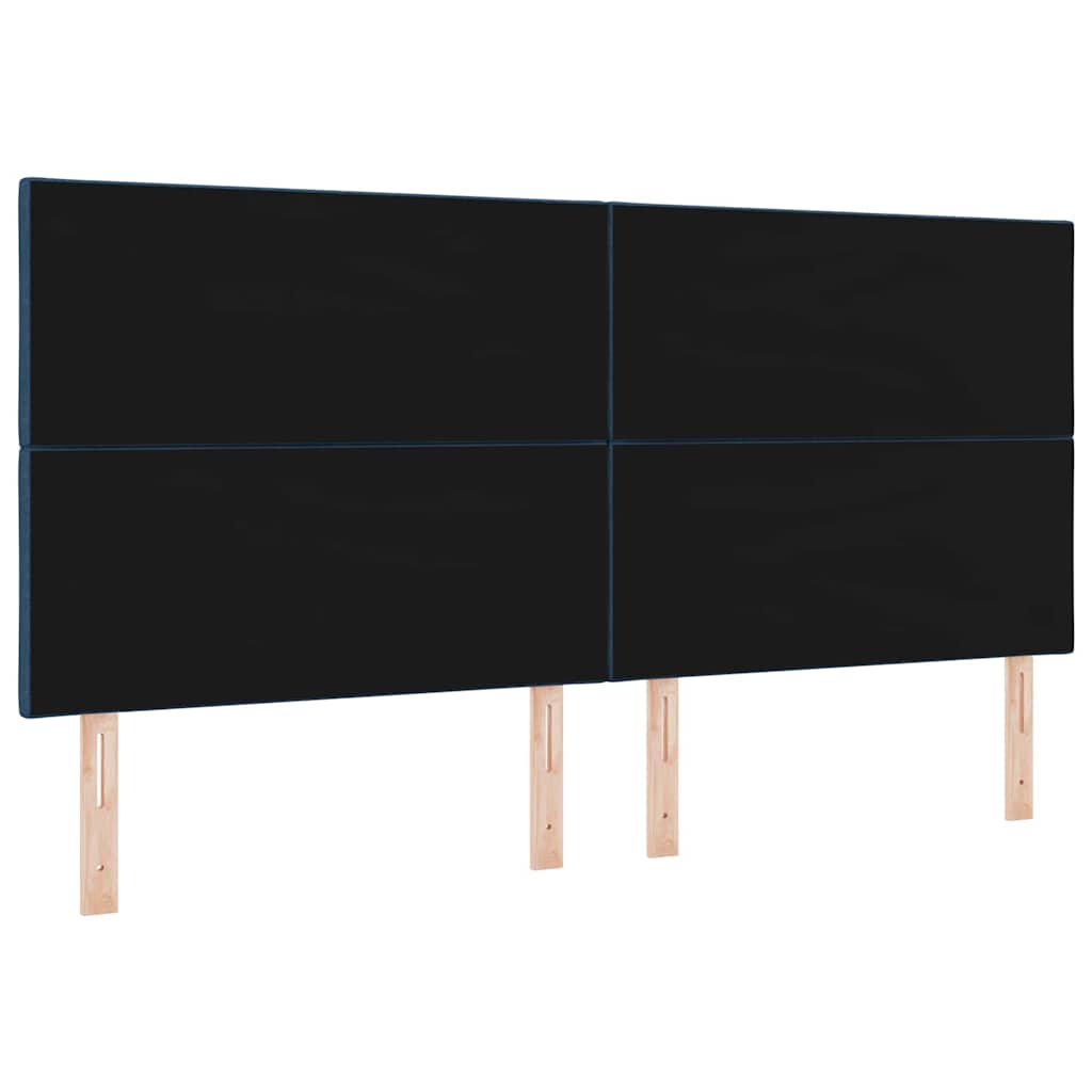 LED ágytámla Kék 200 cm szövet