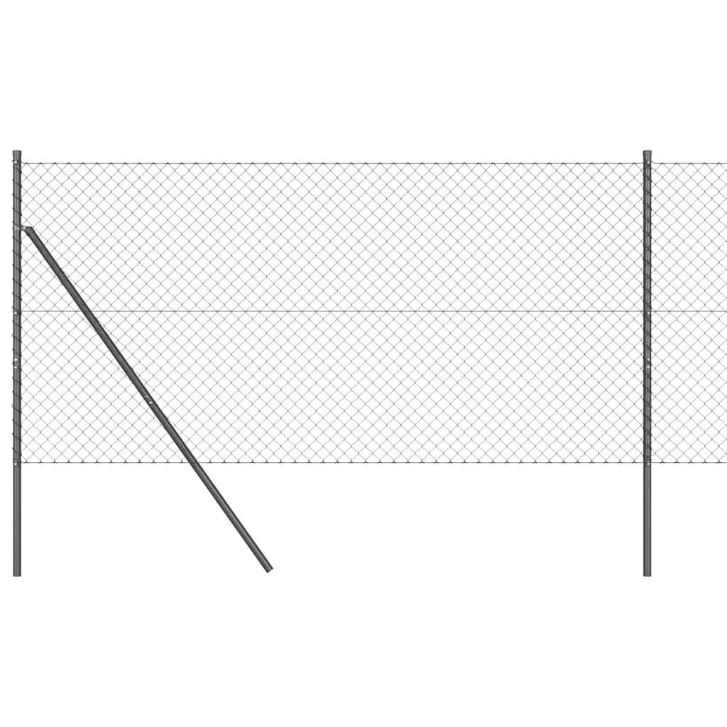 Láncssoros kerítés talajfix 10 x 1,2 m PVC-bevonatos acél Háló