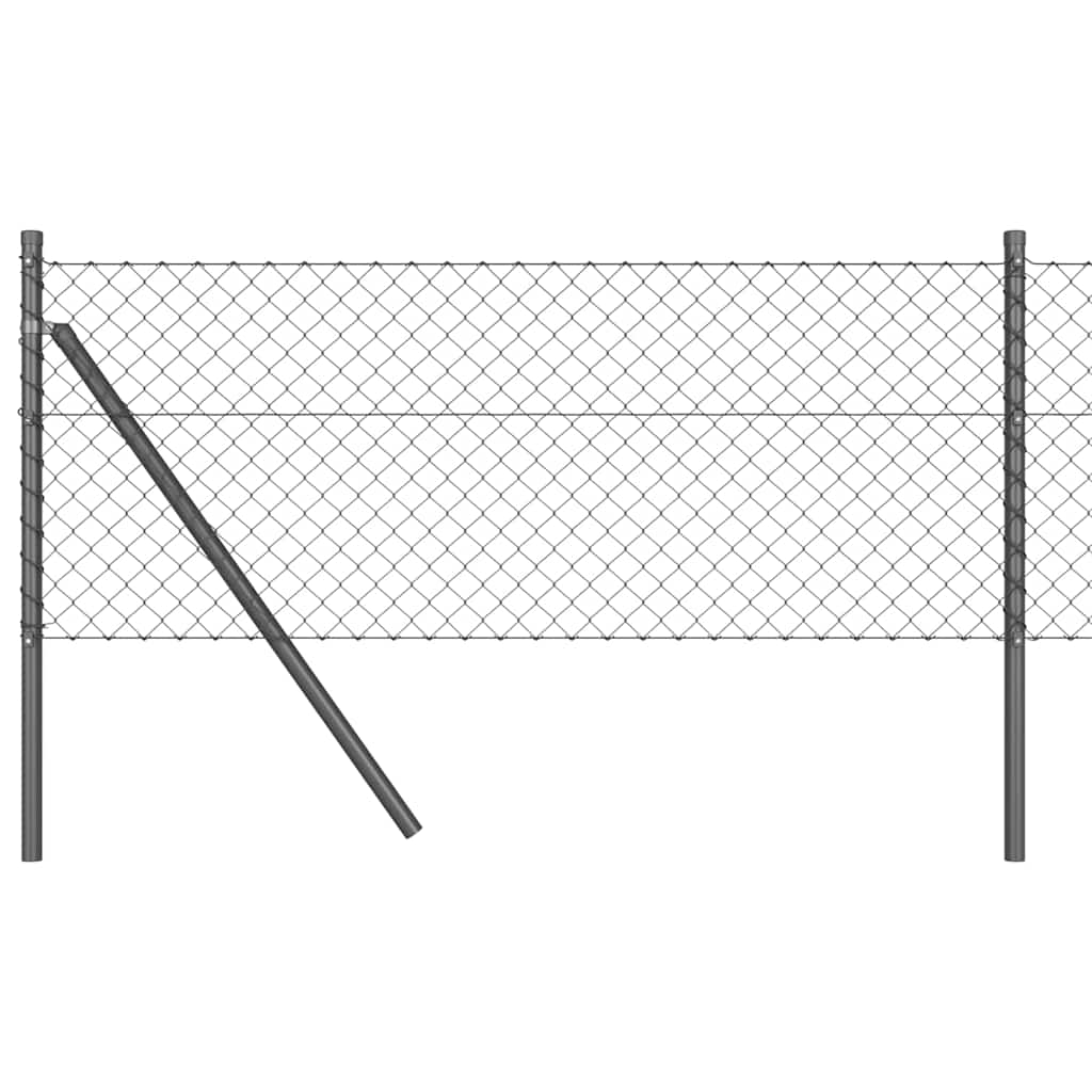 Láncssoros kerítés talajfix 25 x 0,4 m PVC-bevonatos acél Háló