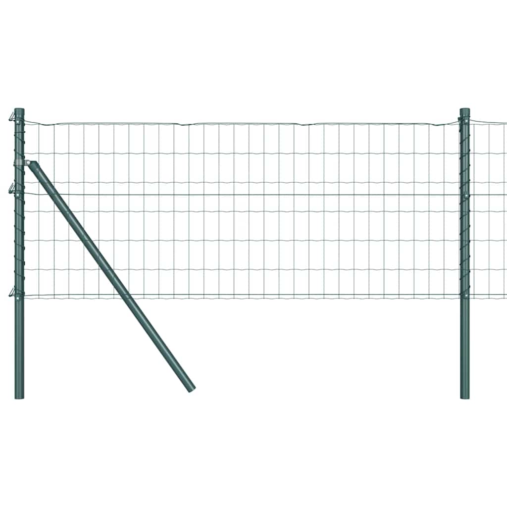 Euro Kerítés Talaj Rögzítő 10 x 0,4 m PVC-bevonatos acél Zöld