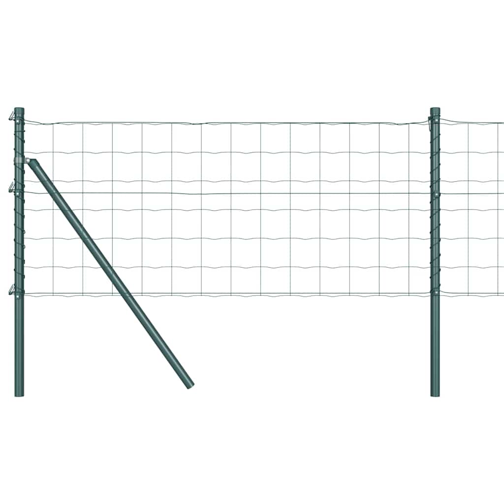 Euro Kerítés Talaj Rögzítő 10 x 0,4 m PVC-bevonatos acél Zöld