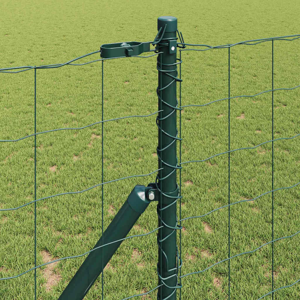 Euro Kerítés Talaj Rögzítő 10 x 1 m PVC-bevonatos acél Zöld