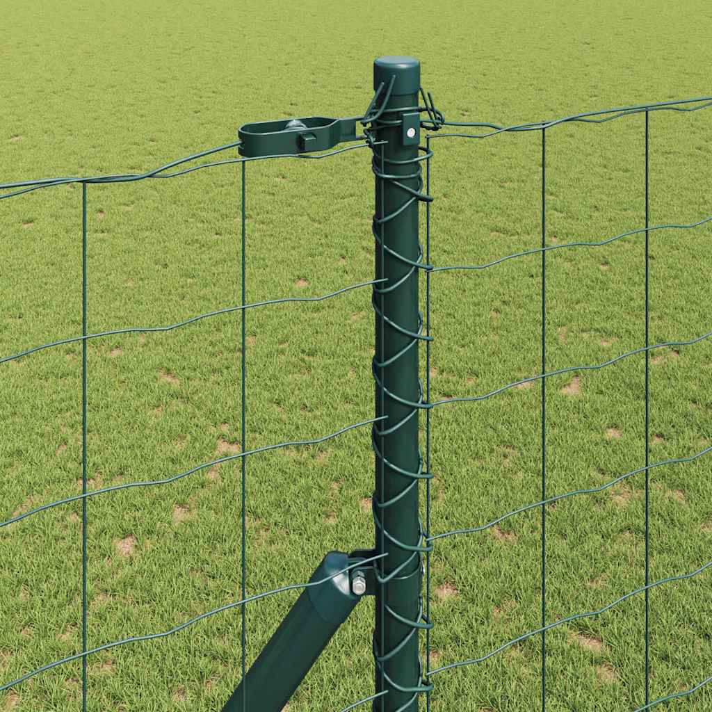 Euro Kerítés Talaj Rögzítő 10 x 1,6 m PVC-bevonatos acél Zöld