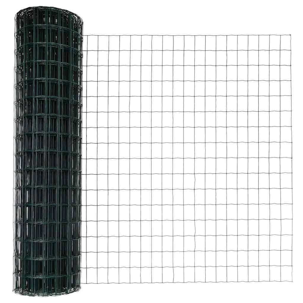 Euro Kerítés Talaj Rögzítő 25 x 1 m PVC-bevonatos acél Zöld