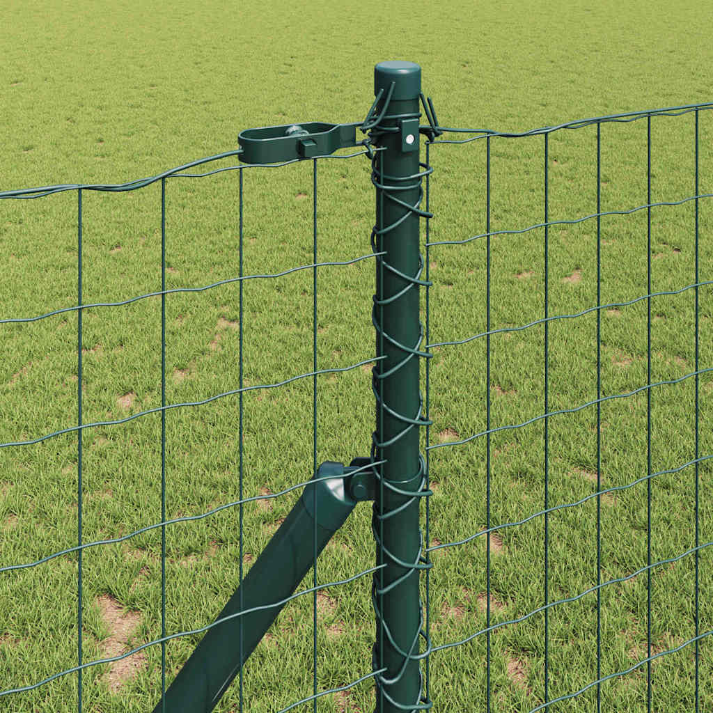 Euro Kerítés Talaj Rögzítő 25 x 1,2 m PVC-bevonatos acél Zöld
