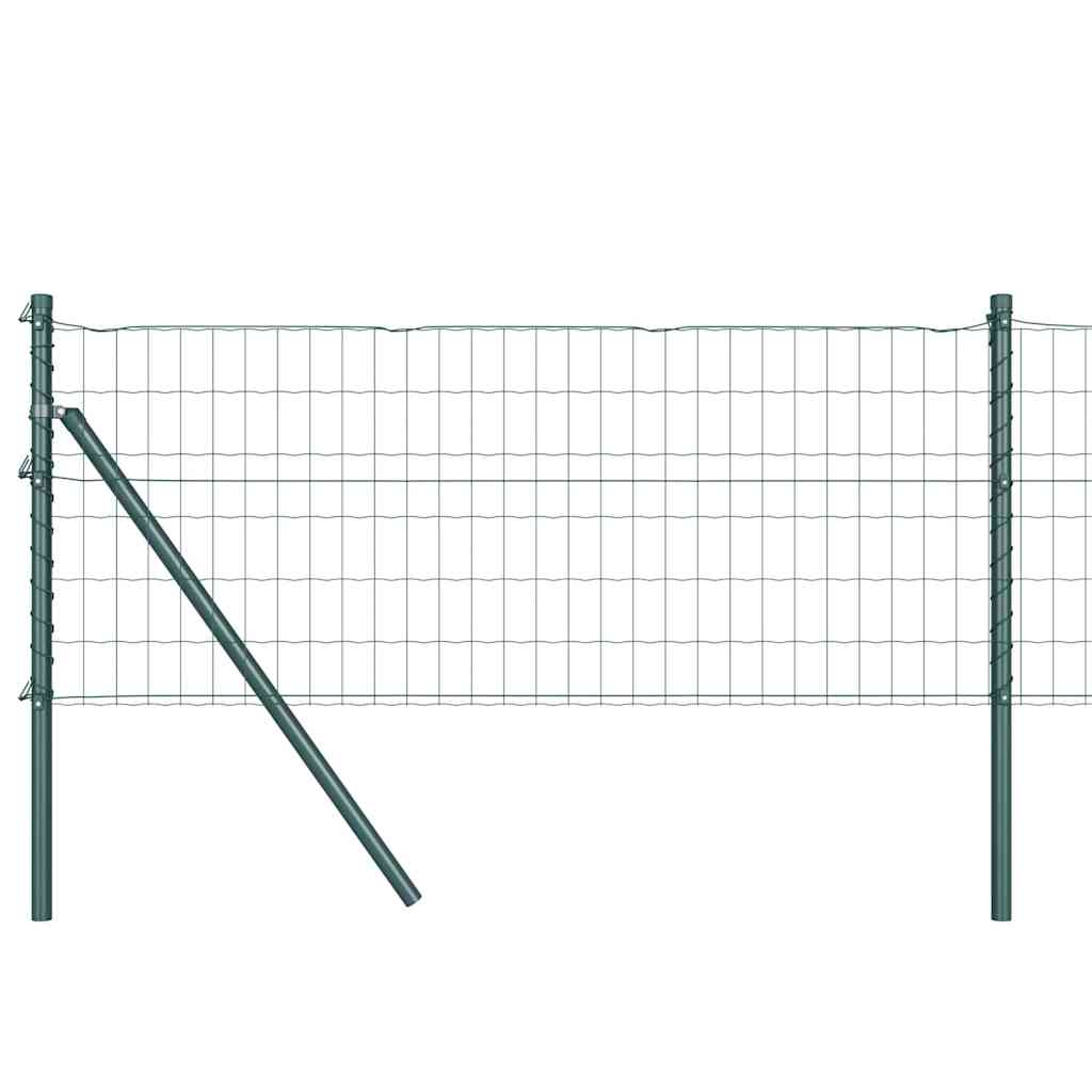 Euro Kerítés Talaj Rögzítő 25 x 0,6 m PVC-bevonatos acél Zöld