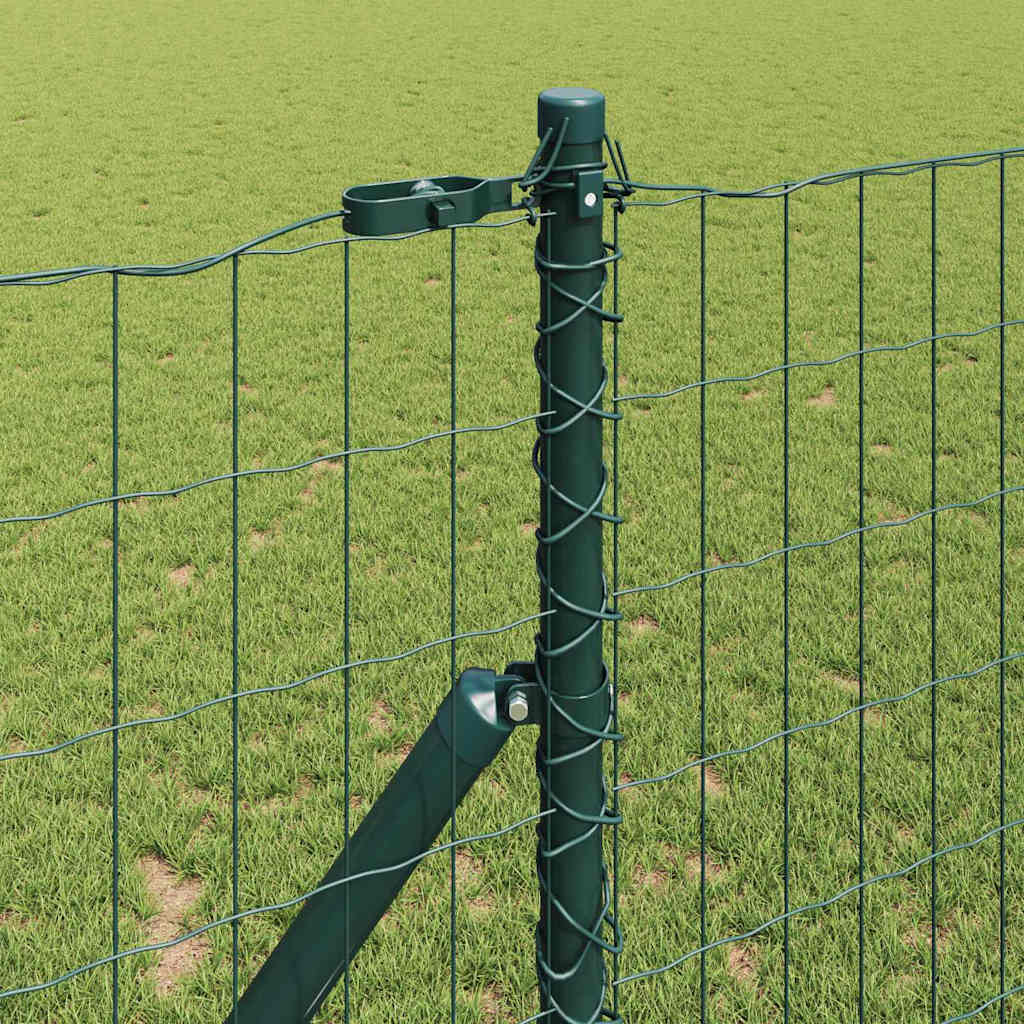 Euro Kerítés Talaj Rögzítő 25 x 1,2 m PVC-bevonatos acél Zöld