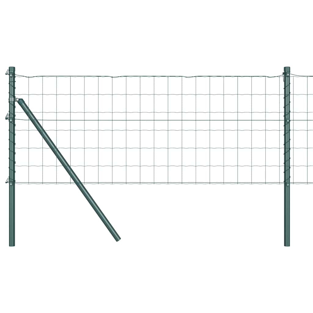 Euro Kerítés Talaj Rögzítő 25 x 0,8 m PVC-bevonatos acél Zöld