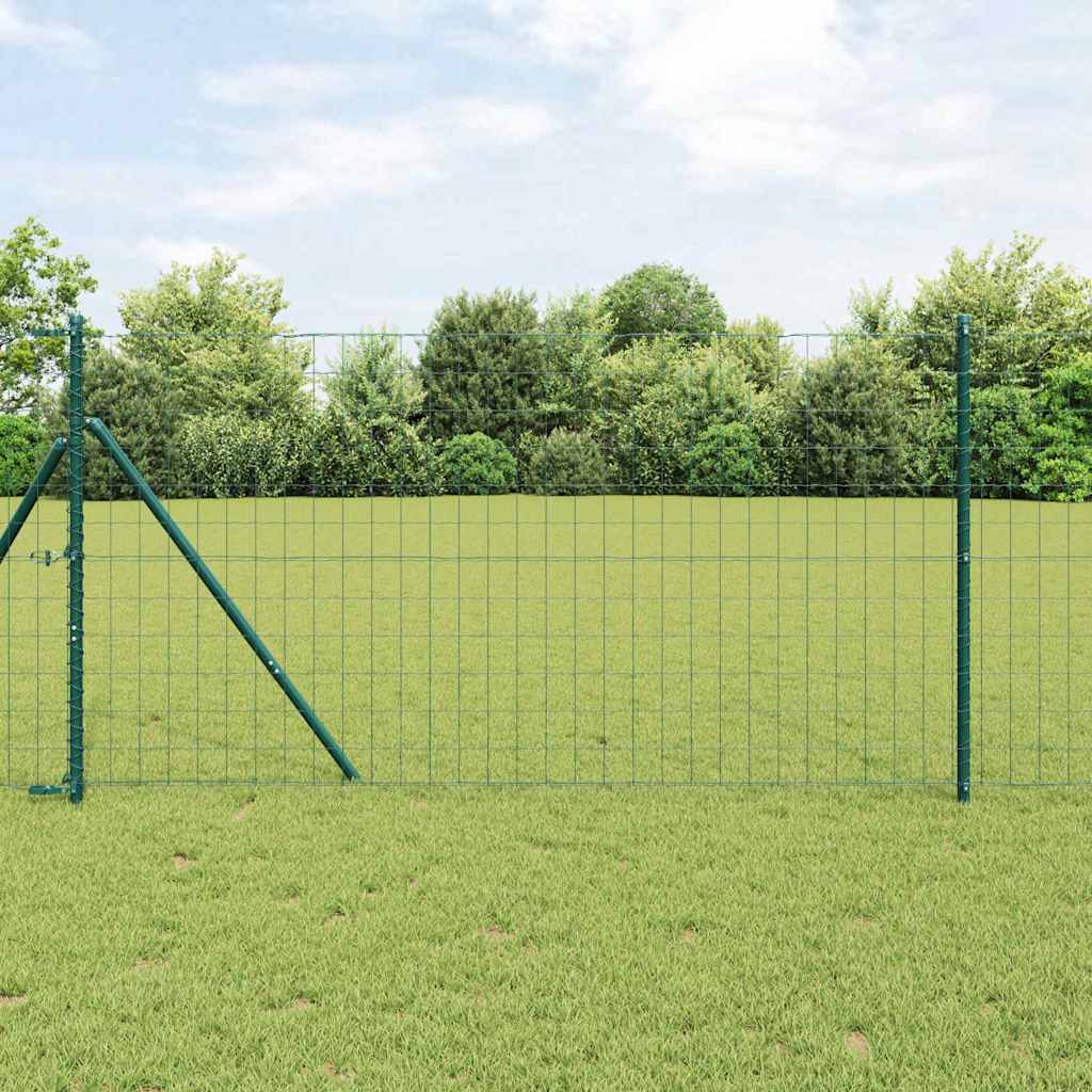 Euro Kerítés Talaj Rögzítő 25 x 1 m PVC-bevonatos acél Zöld