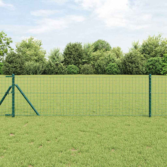 Euro Kerítés Talaj Rögzítő 50 x 0,4 m PVC-bevonatos acél Zöld