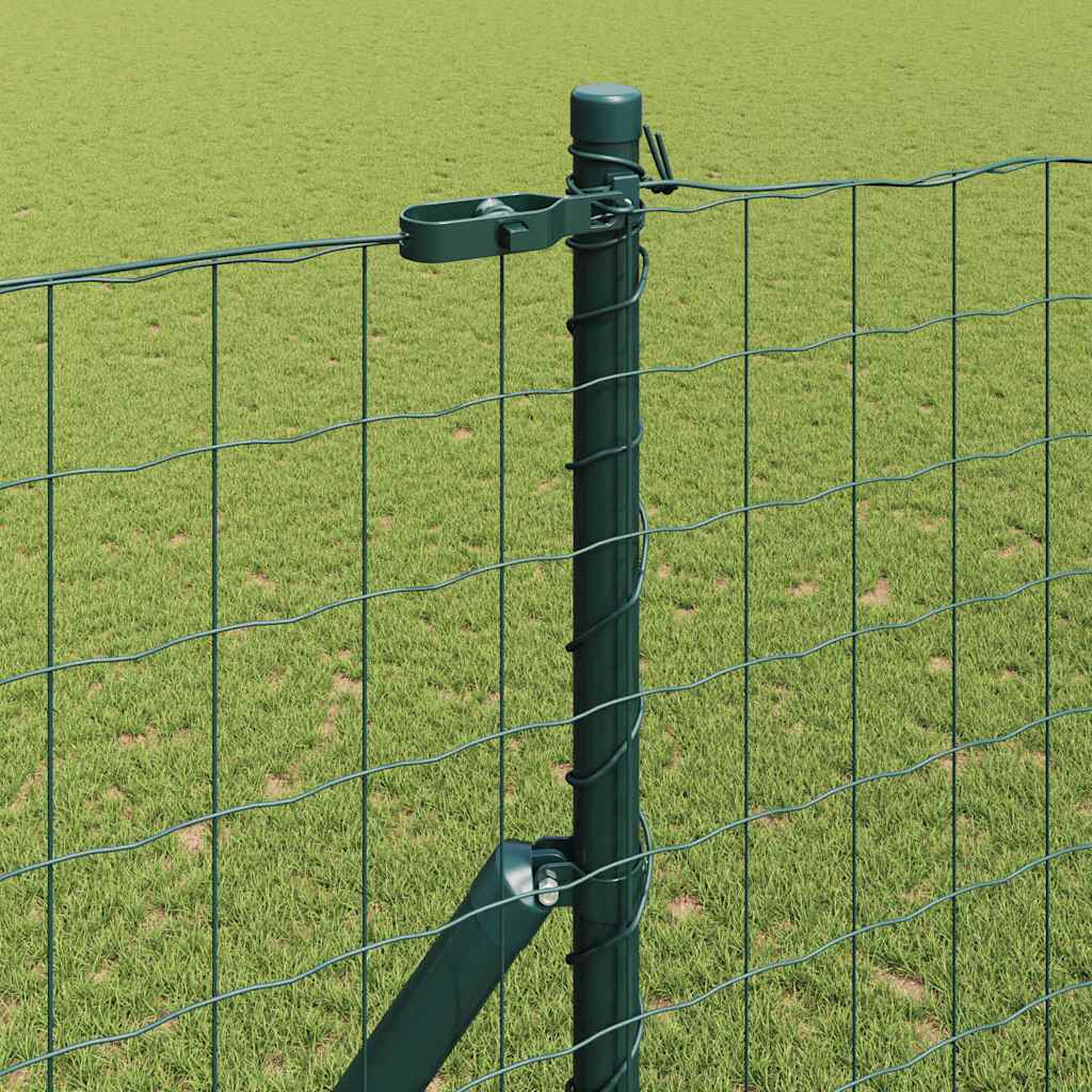 Euro Kerítés Talaj Rögzítő 10 x 1,5 m PVC-bevonatos acél Zöld