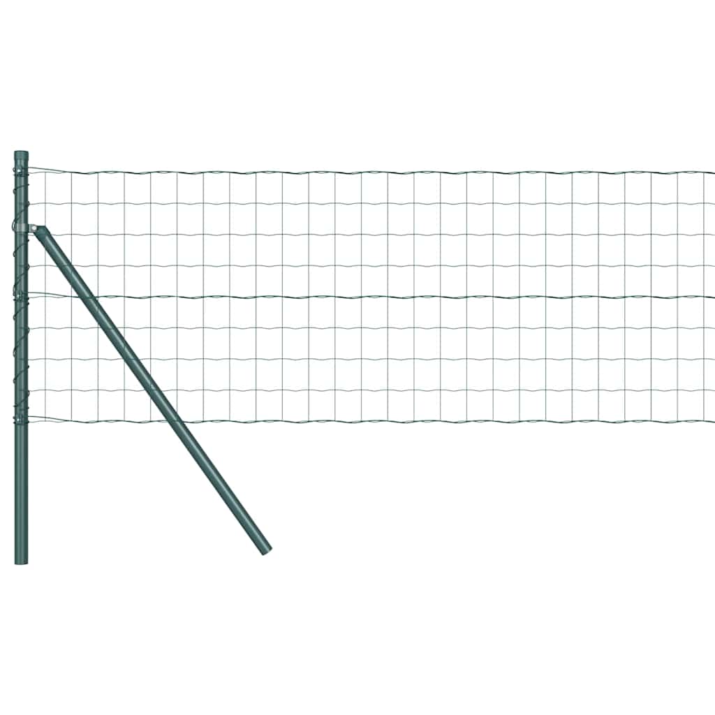 Euro Kerítés Talaj Rögzítő 25 x 0,4 m PVC-bevonatos acél Zöld