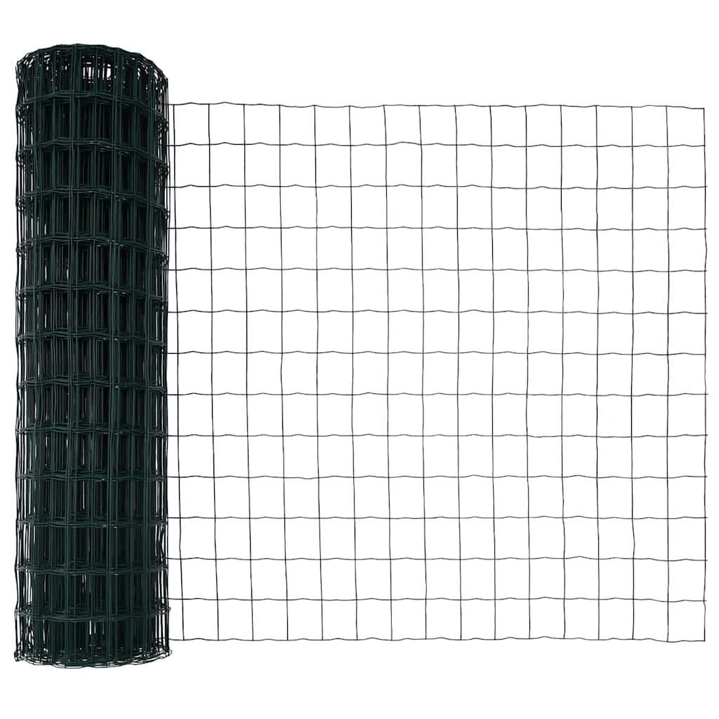 Euro Kerítés Talaj Rögzítő 25 x 1 m PVC-bevonatos acél Zöld