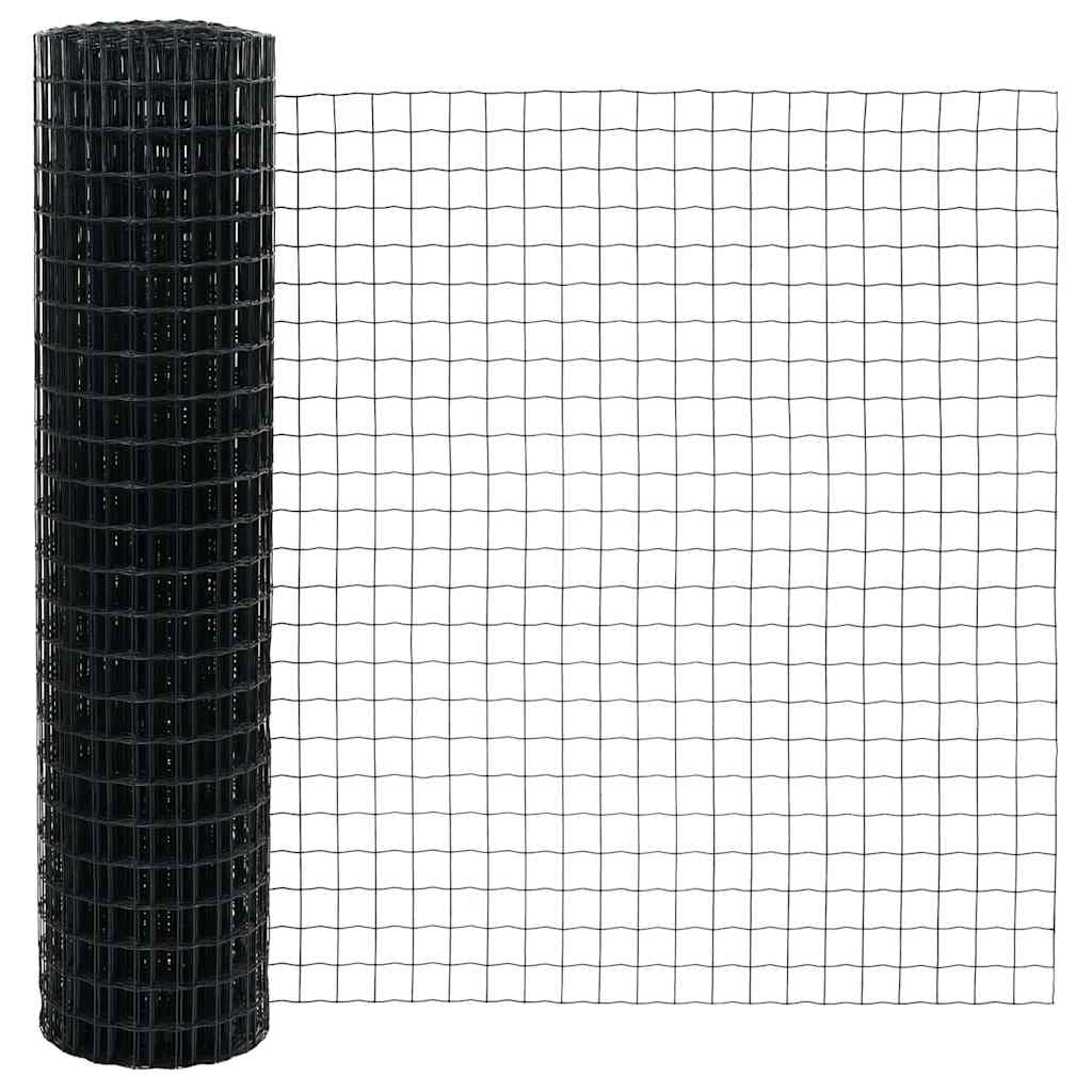 Euro Kerítés Talaj Rögzítő 10 x 1,2 m PVC-bevonatos acél Szürke