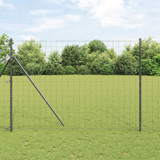 Euro Kerítés Talaj Rögzítő 10 x 1,5 m PVC-bevonatos acél Szürke