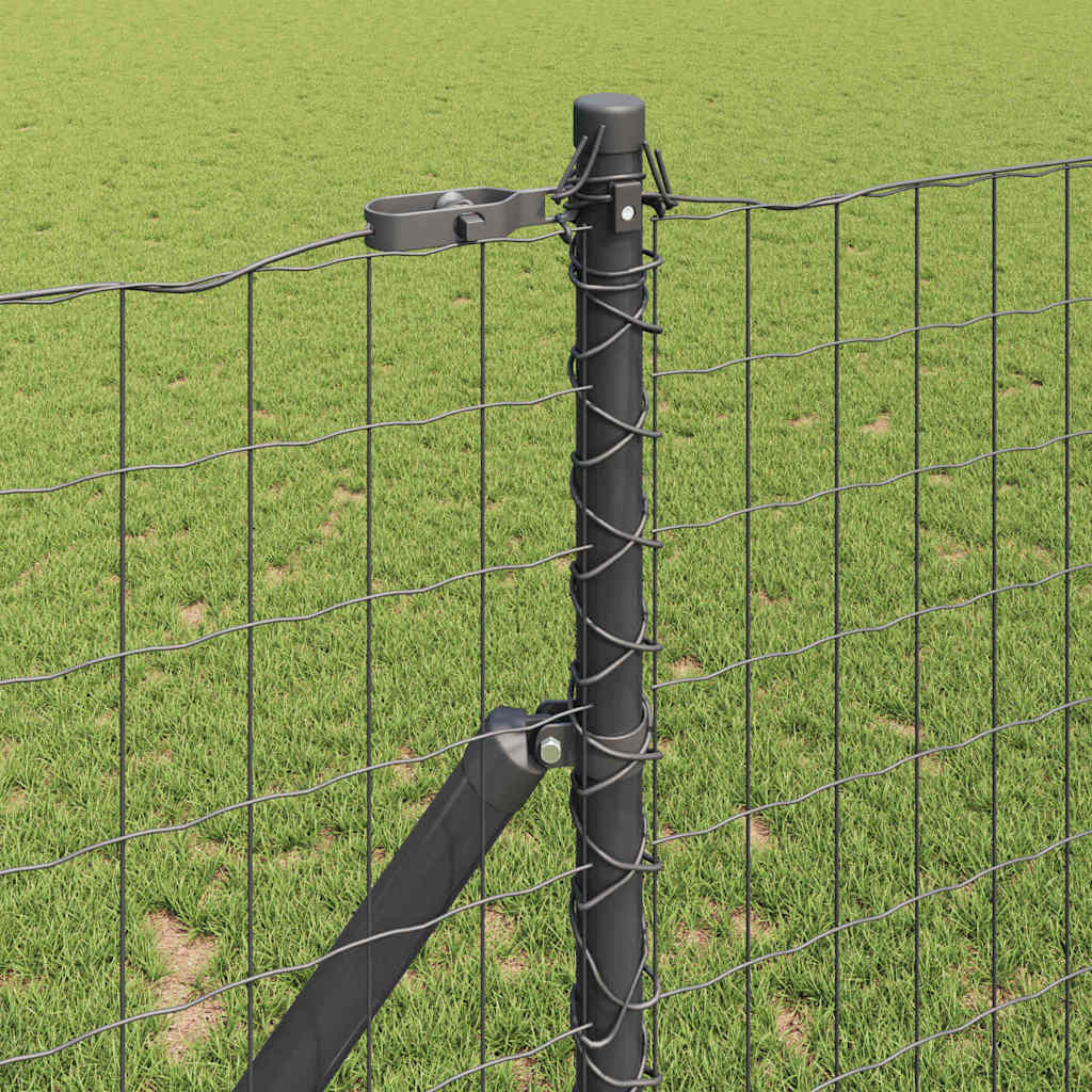Euro Kerítés Talaj Rögzítő 25 x 1 m PVC-bevonatos acél Szürke