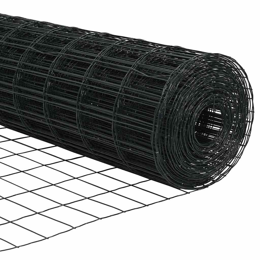 Euro Kerítés Talaj Rögzítő 25 x 0,6 m PVC-bevonatos acél Szürke