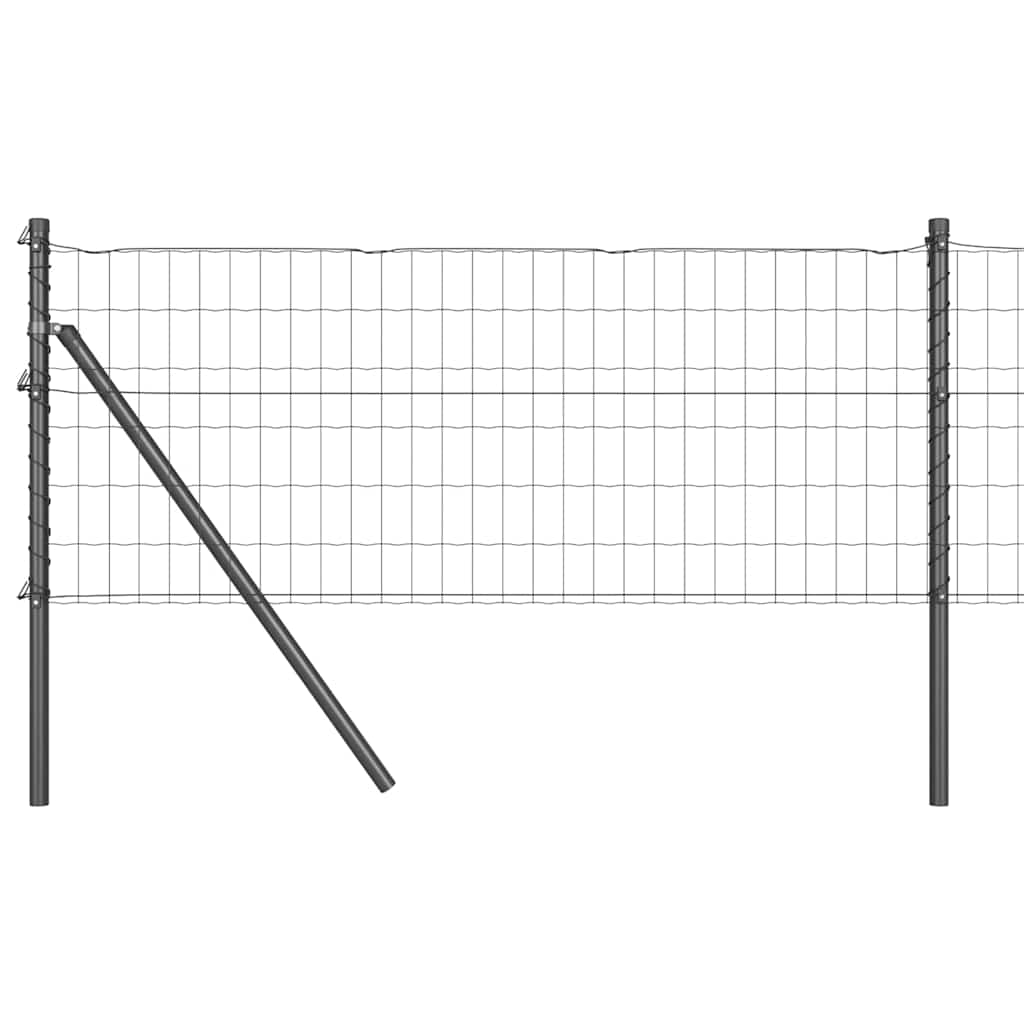 Euro Kerítés Talaj Rögzítő 25 x 0,6 m PVC-bevonatos acél Szürke