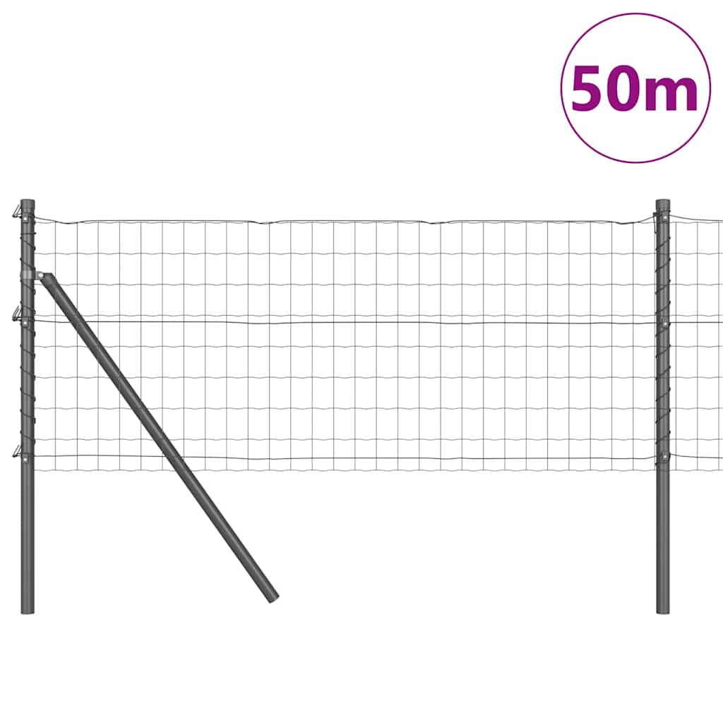 Euro Kerítés Talaj Rögzítő 50 x 0,4 m PVC-bevonatos acél Szürke