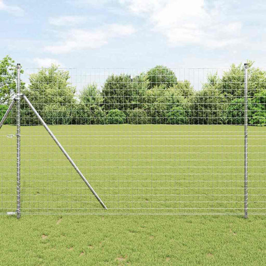 Kültéri Euro Kerítés Talaj Rögzítő 10 x 1,5 m Horganyzott Acél
