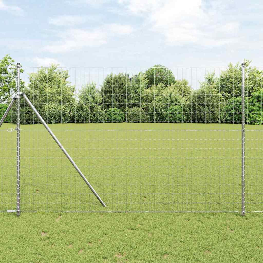 Kültéri Euro Kerítés Talaj Rögzítő 10 x 1,6 m Horganyzott Acél